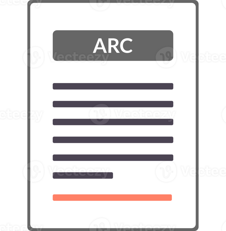 Contract Document Arc Icon png