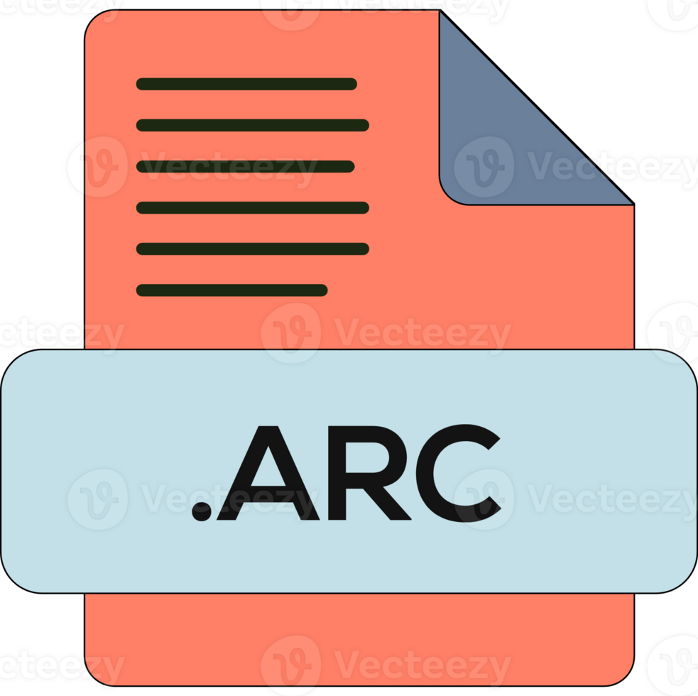 Arc File Extension Icon Green Fill png