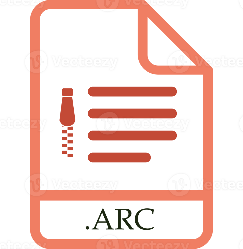 Arc File Minimal Icon With Symbol png