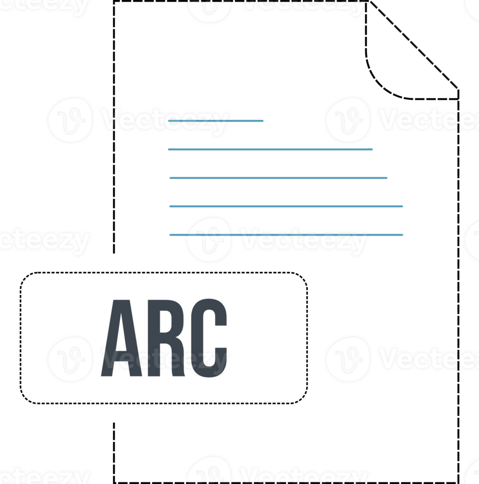Arc Icon Black Dashed Outline png