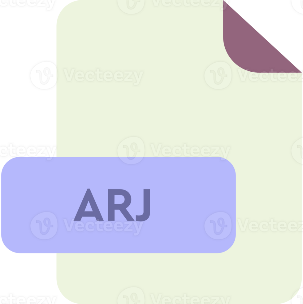 Arj File Extension Icon Ecru White And Pastel Blue Color png