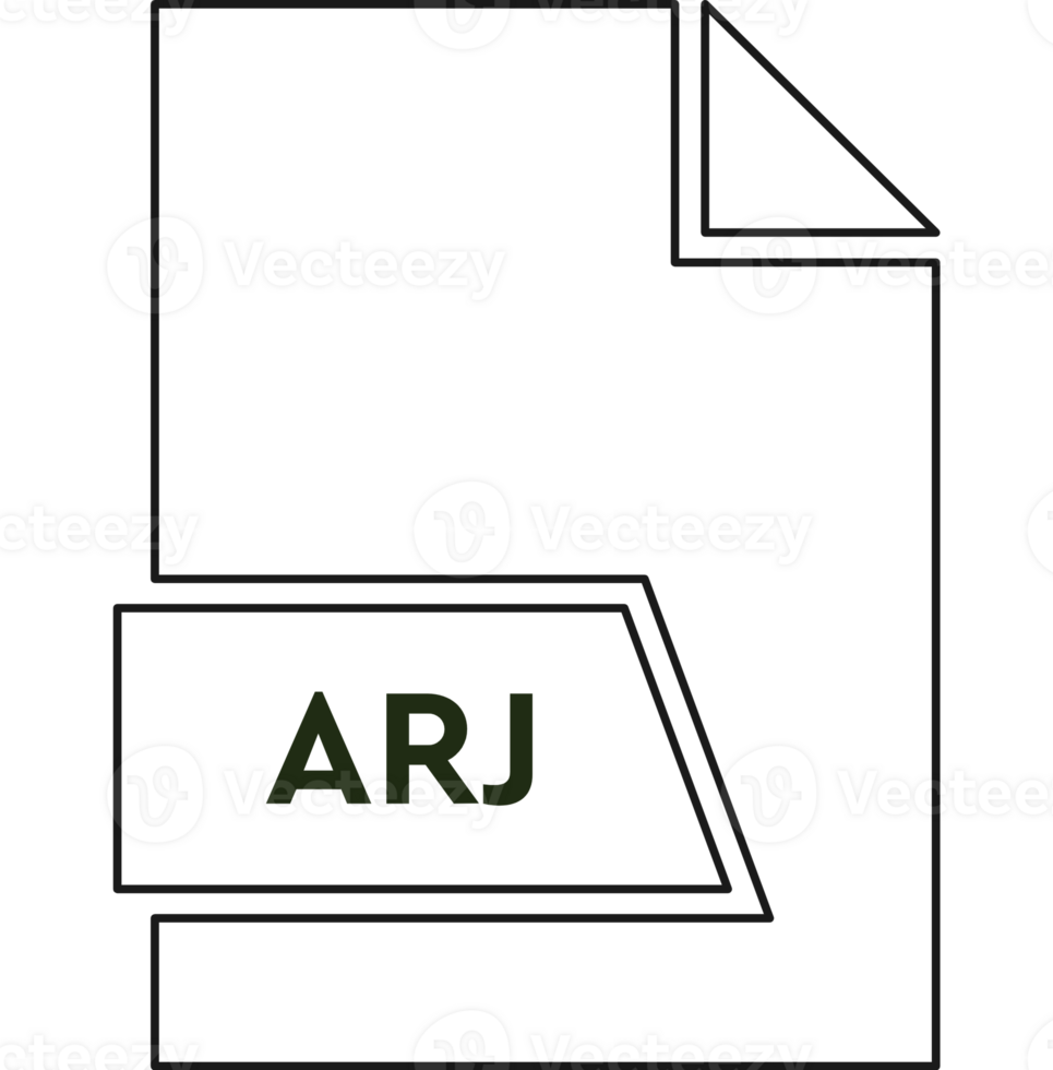 Arj File Format Icon Spacing In Objects png