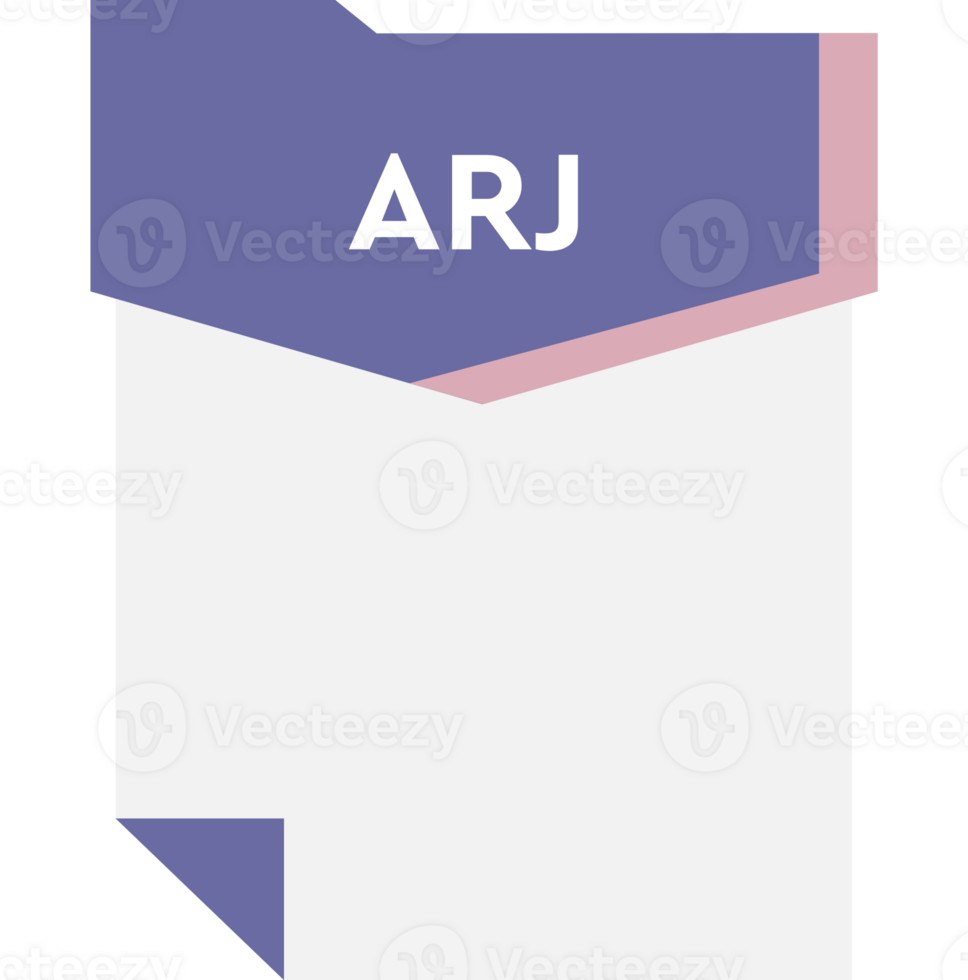 Arj File Format Minimal Icon png