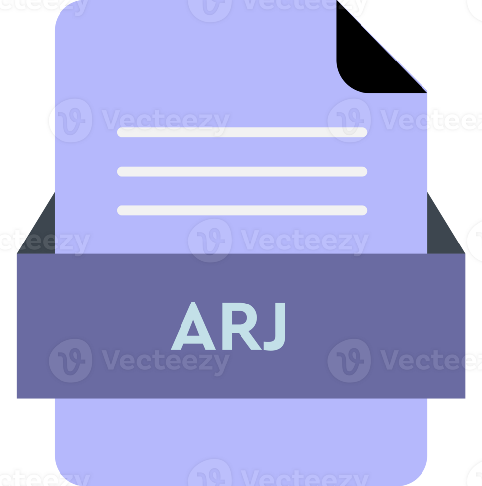 Arj File Icon With Pastel Blue Color png