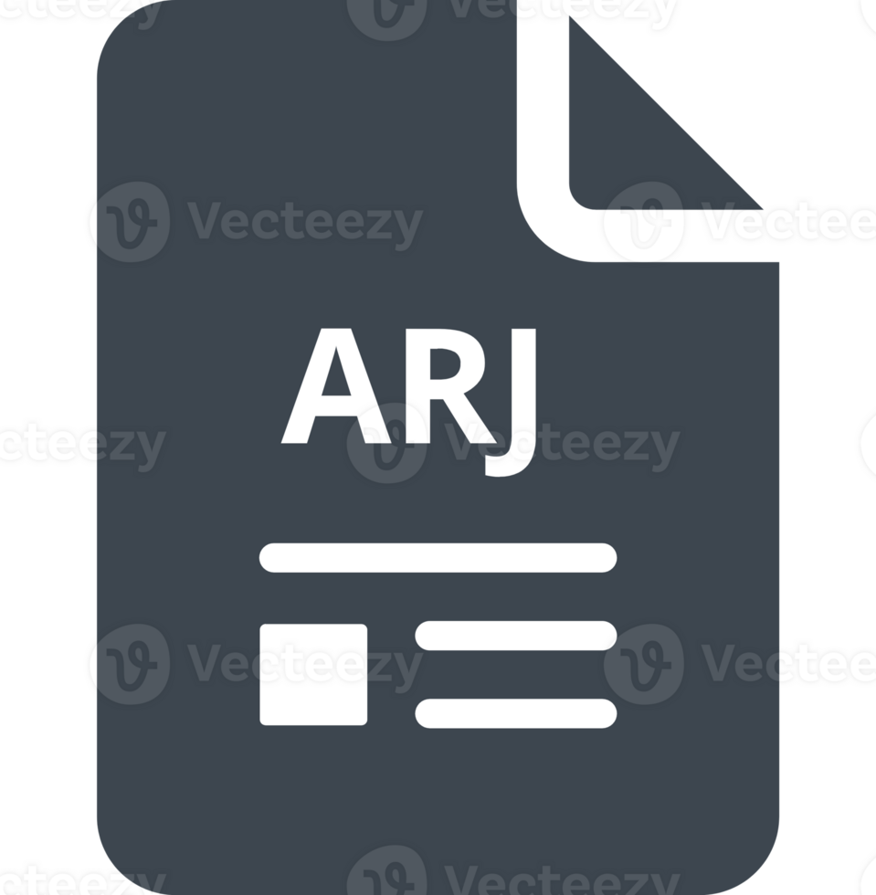 Arj File Transparent Icon png