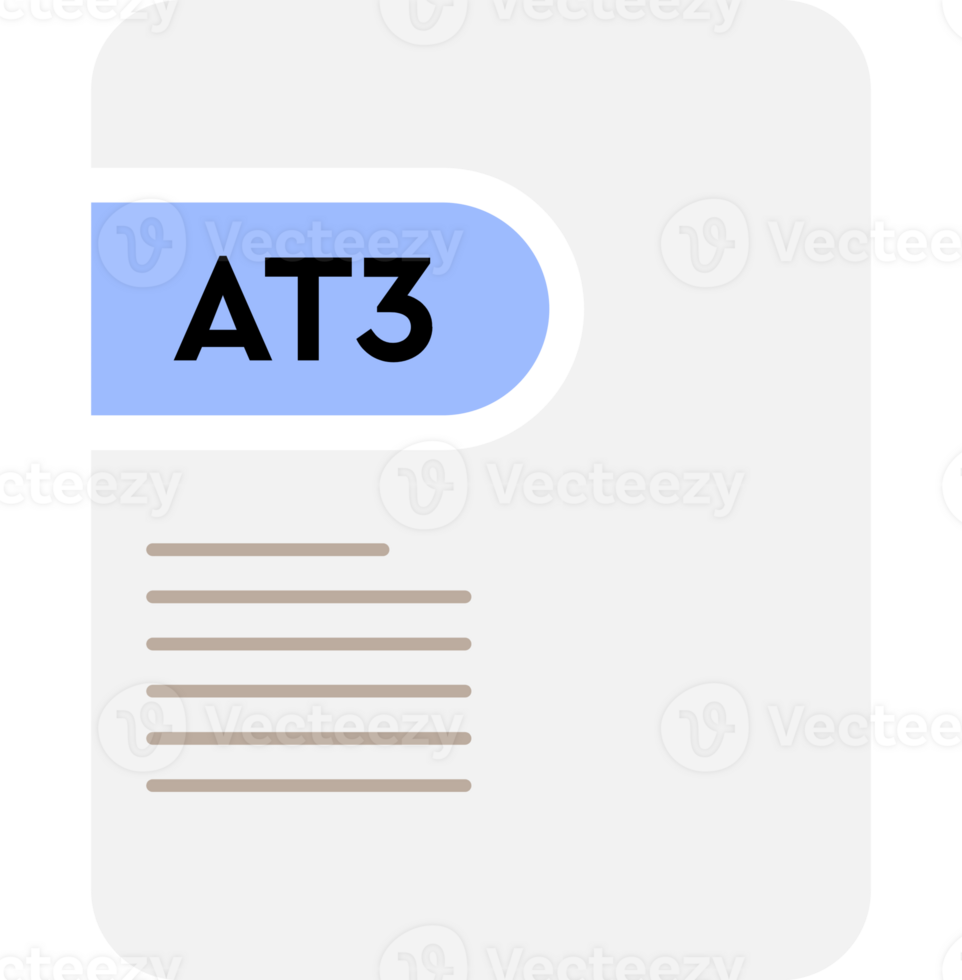 At3 File Icon Purple And Light Color png
