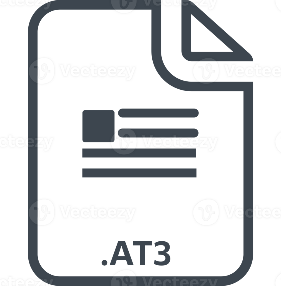 At3 File Icon With Symbol png