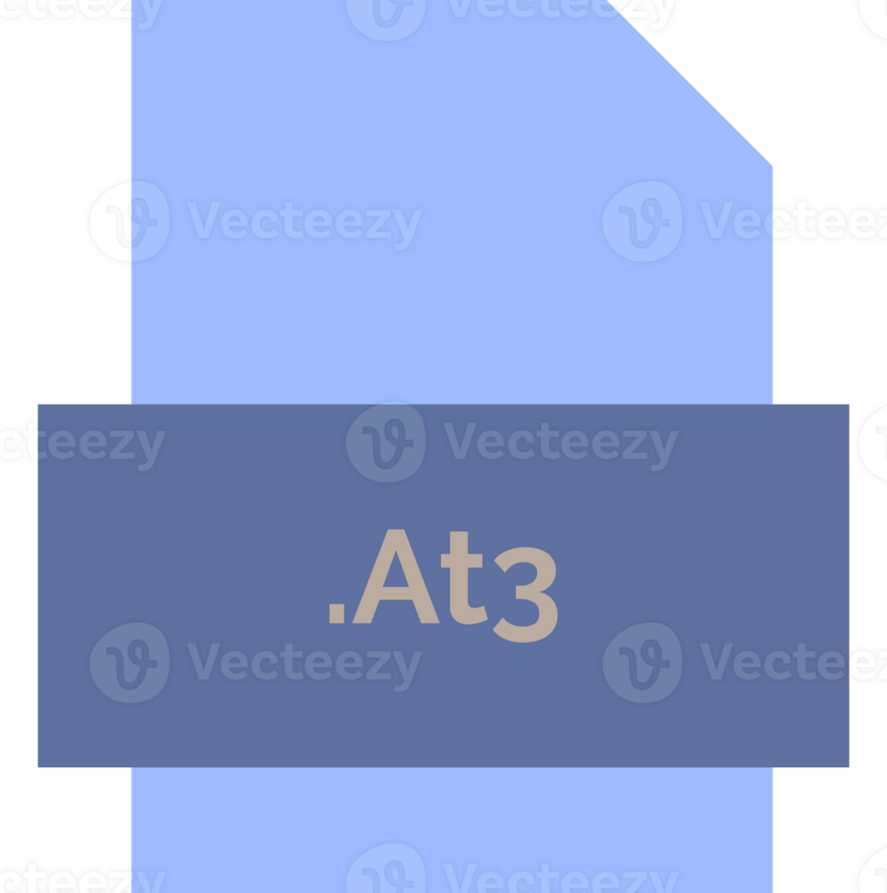 At3 File Extension Icon Fill Crisp Corners With Symbol png