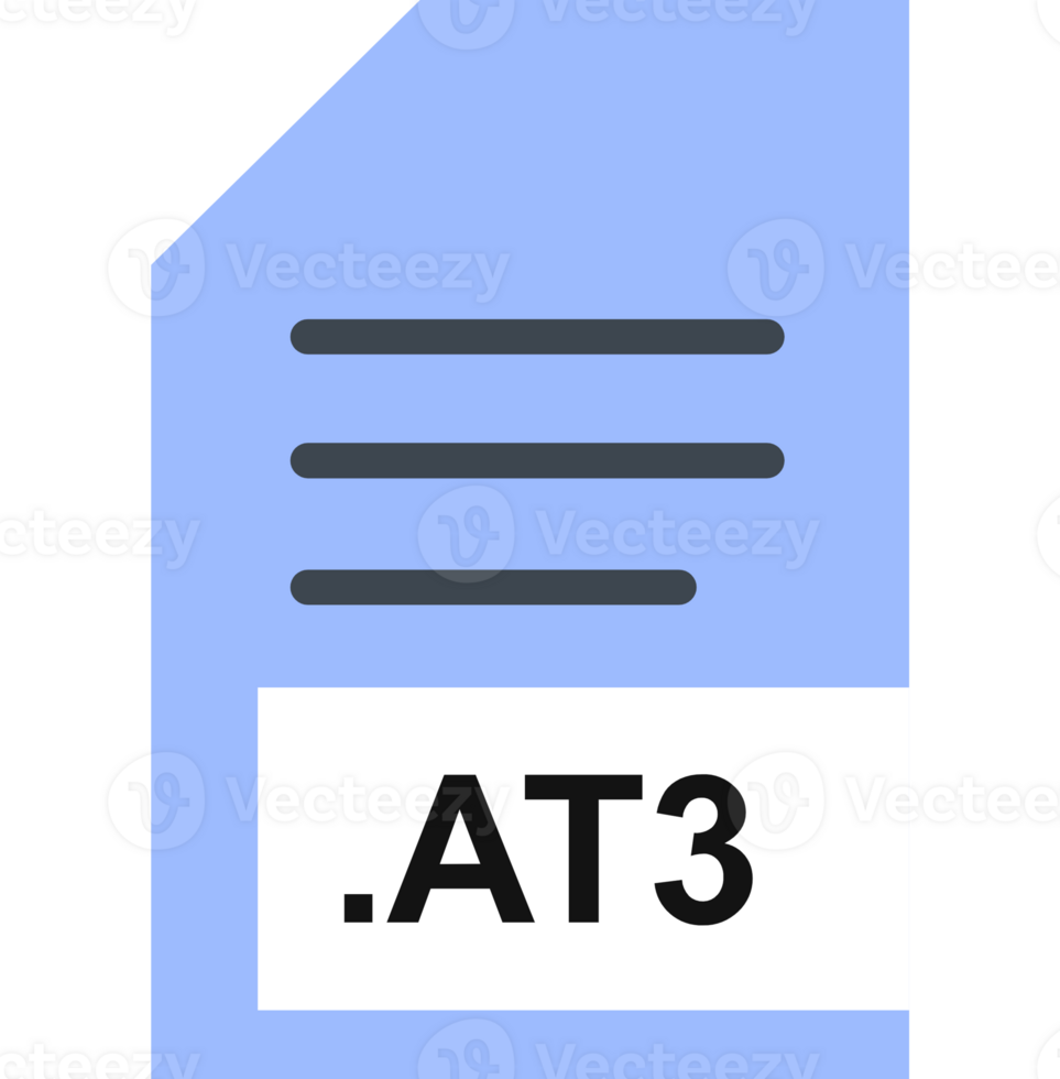 At3 File Extension Icon Black And Grey png