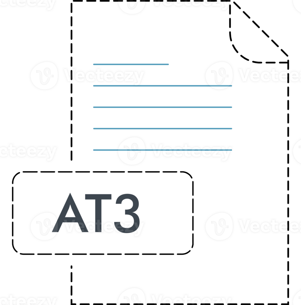 At3 File Format Icon Rounded Outline png