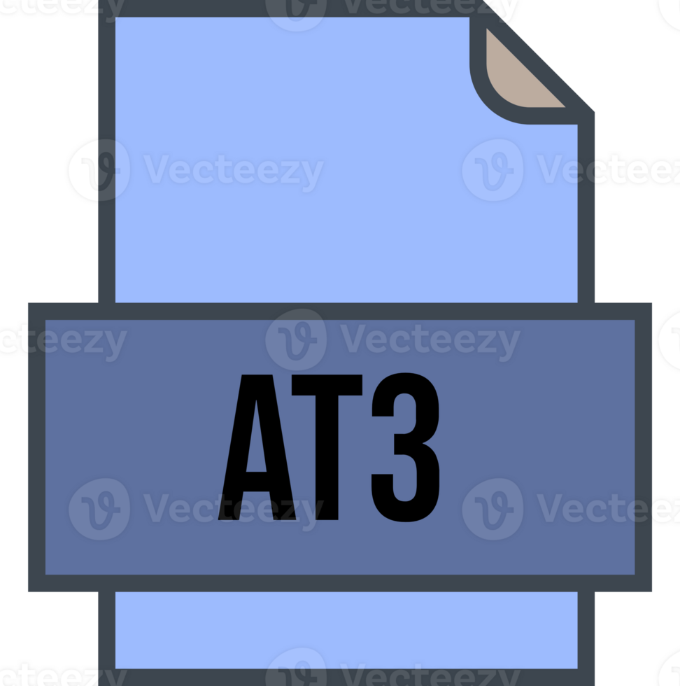 At3 File Icon Fill And Outline Crisp Corners png
