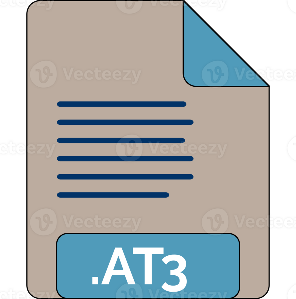 At3 File Icon Light And Grey Fill png
