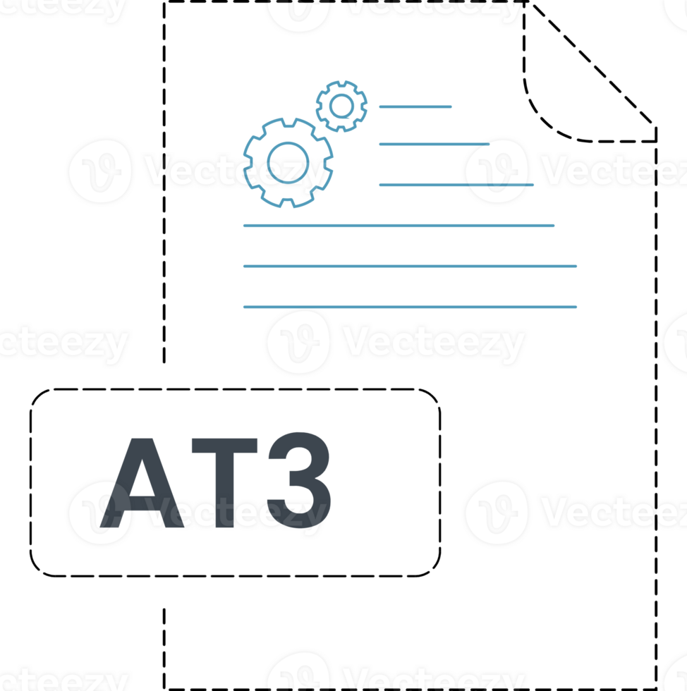 At3 Icon Black Rounded Dashed Outline png