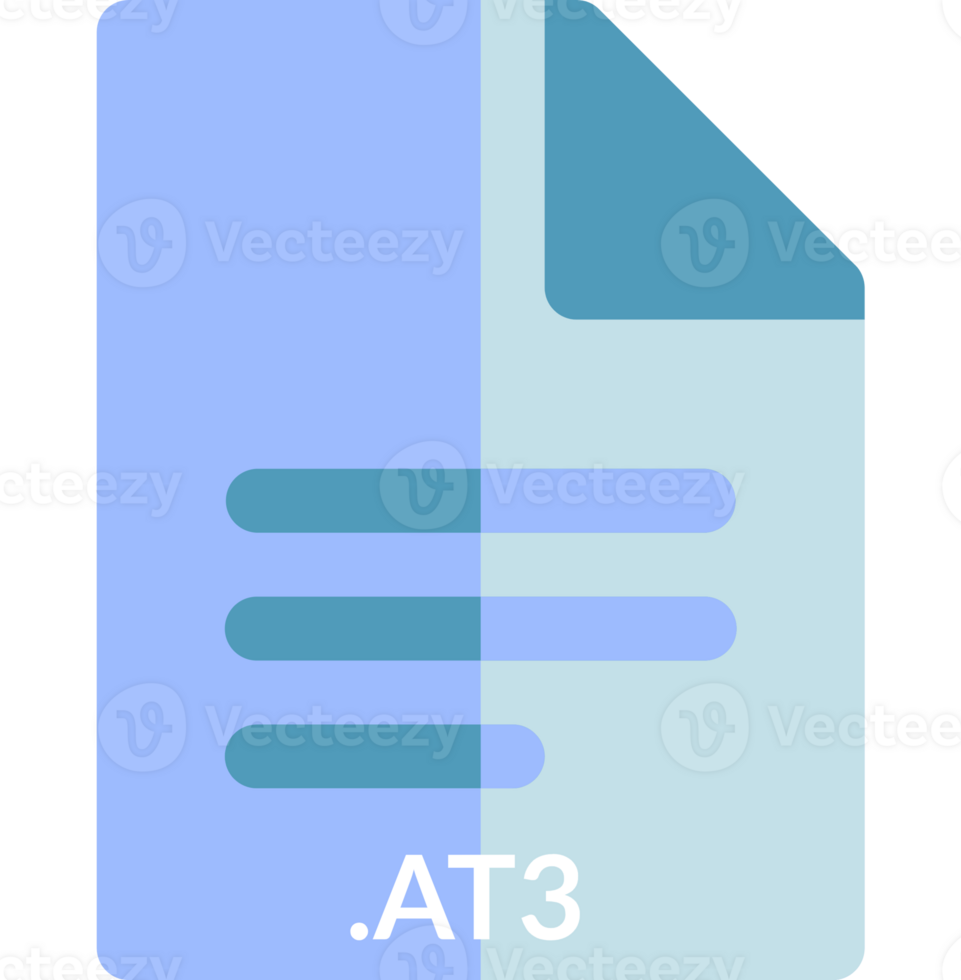At3 Blue Empty Doc Icon 2 Color png