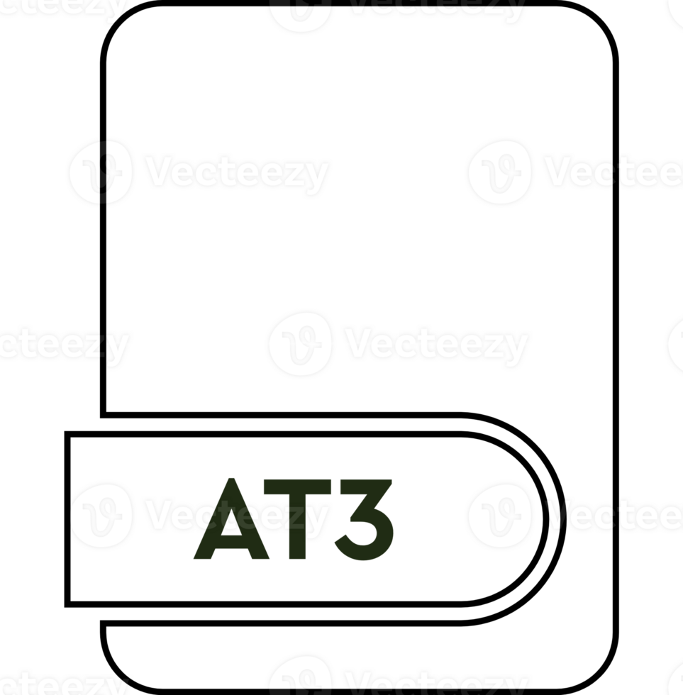 At3 File Format Icon Circular Shape png