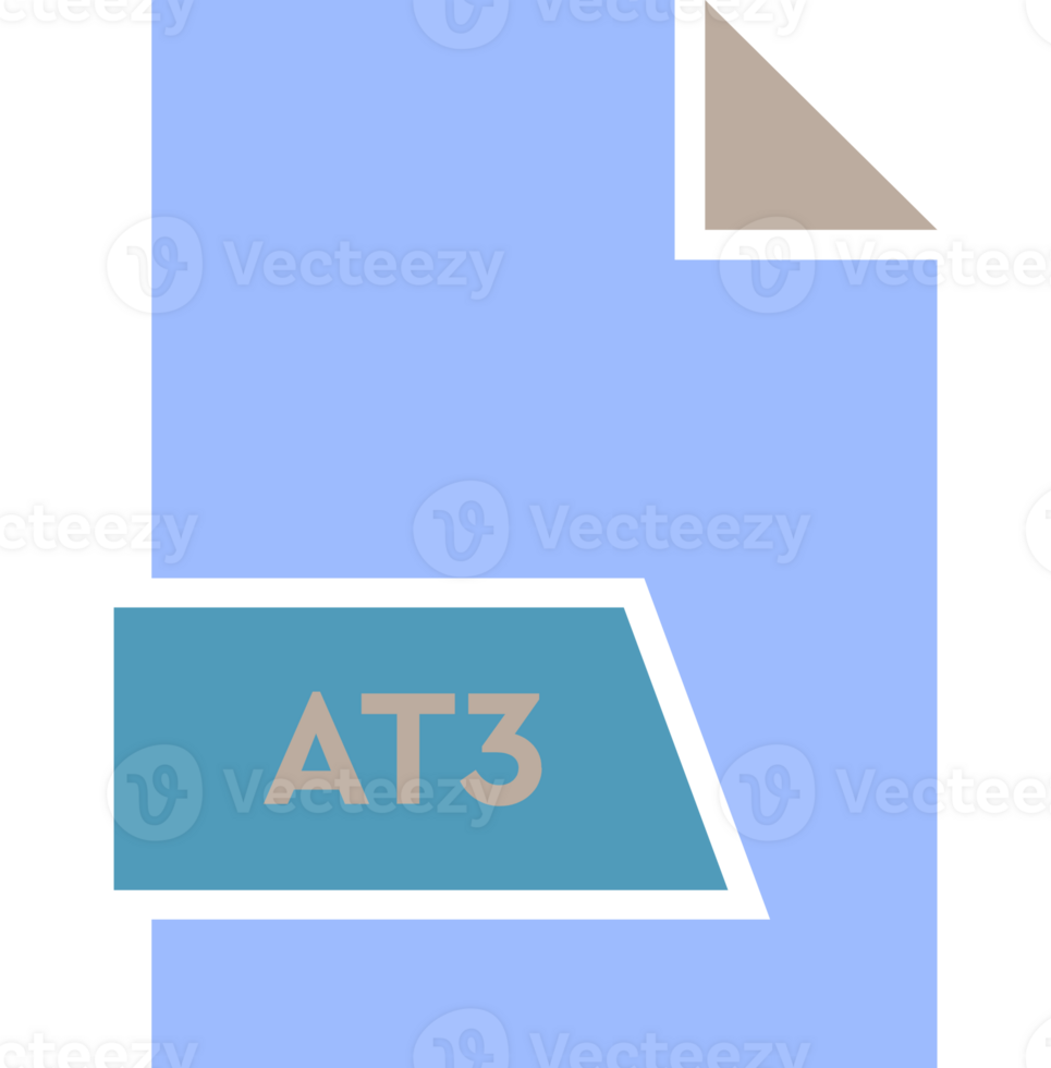 At3 File Format Icon Black And Grey Fill png