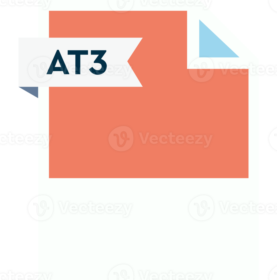 At3 File Format Icon Light Colors png