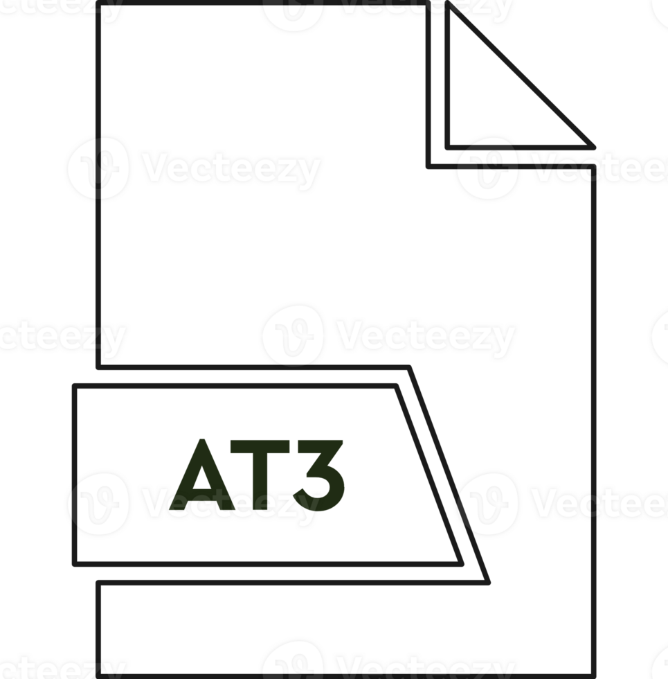 At3 File Format Icon Spacing In Objects png