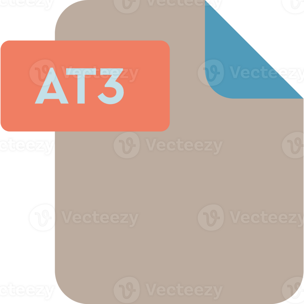 At3 File Format Icon Rounded Shapes png