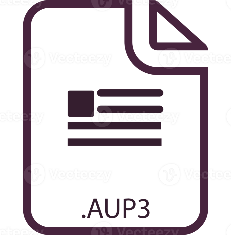 Aup3 File Icon With Symbol png