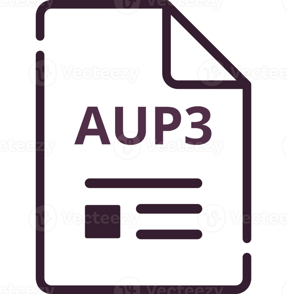 Aup3 File Icon png