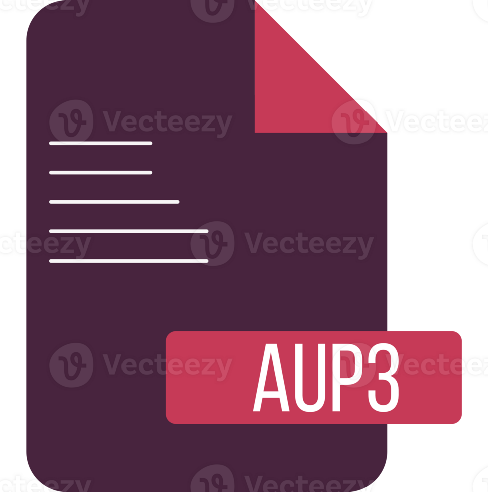 Aup3 File Extension Icon png