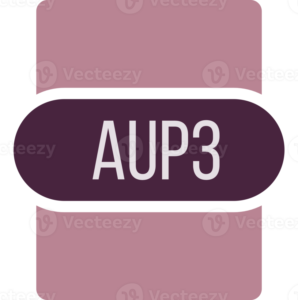 Aup3 File Extension Icon Rounded And Color Fill png
