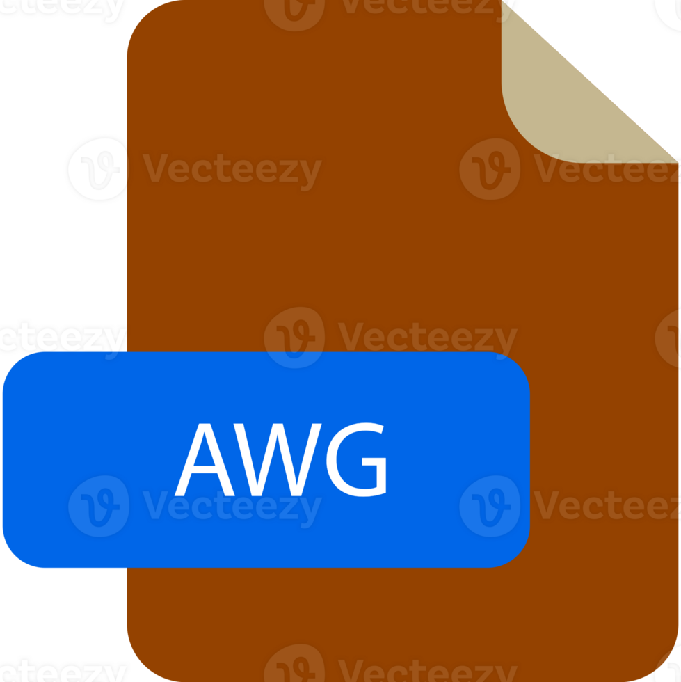 Awg File Extension Icon Rounded Corners And Deep Color png