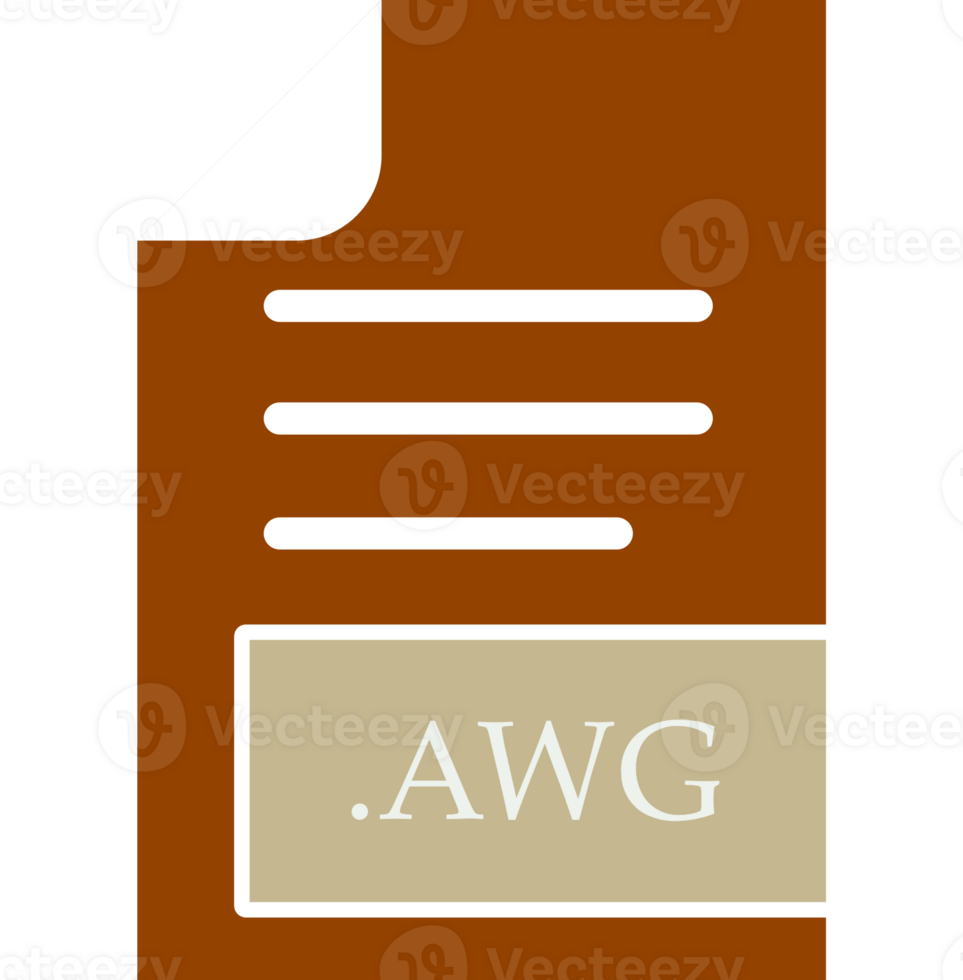 Awg File Format Icon Fill Inside png