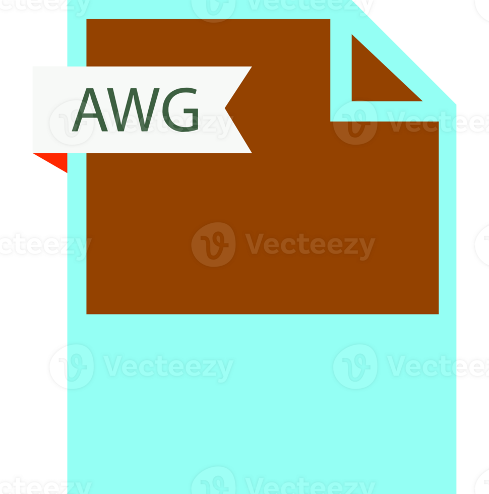 Awg File Format Icon Roe Color Fill png