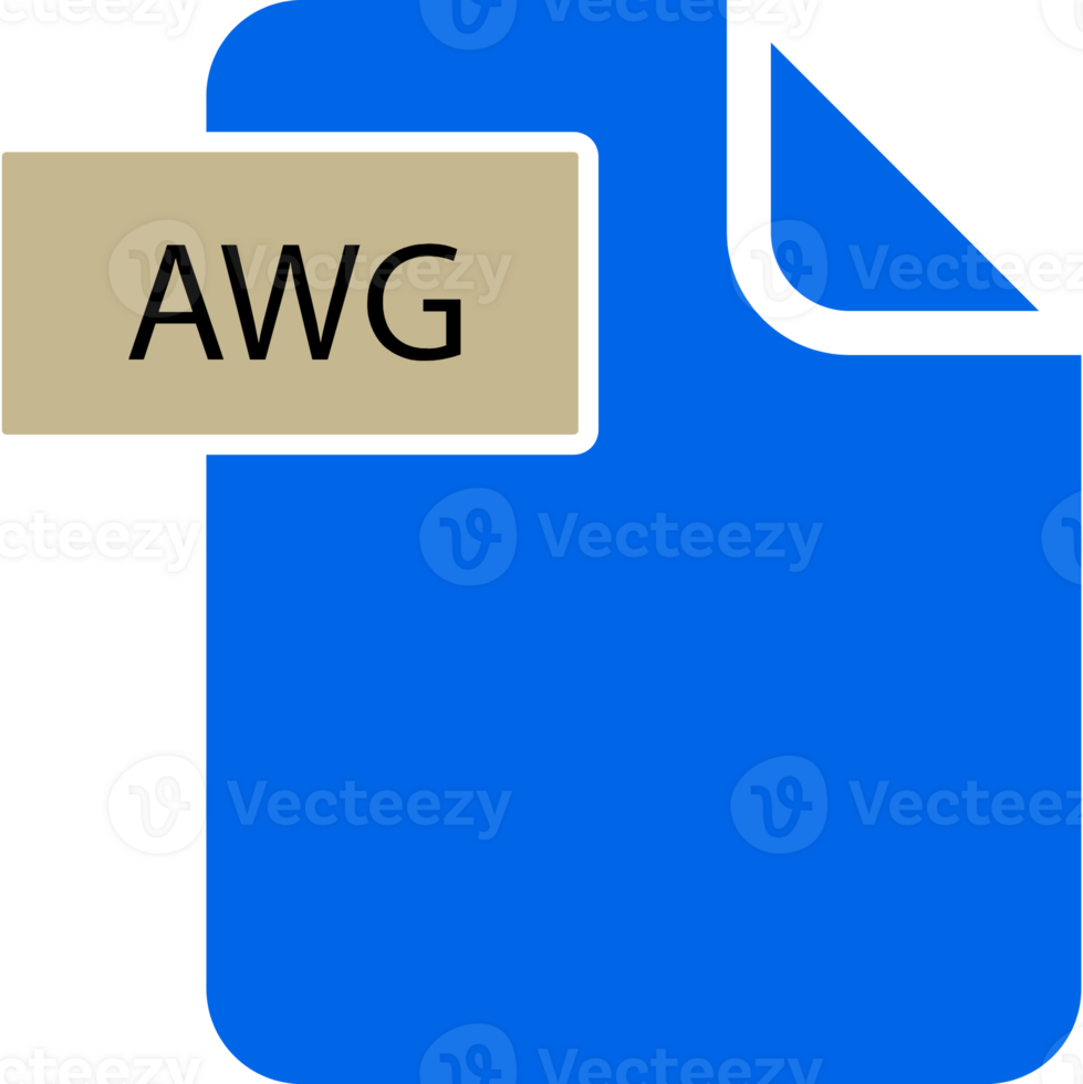 Awg File Format Icon Rounded Shapes And Spacing png