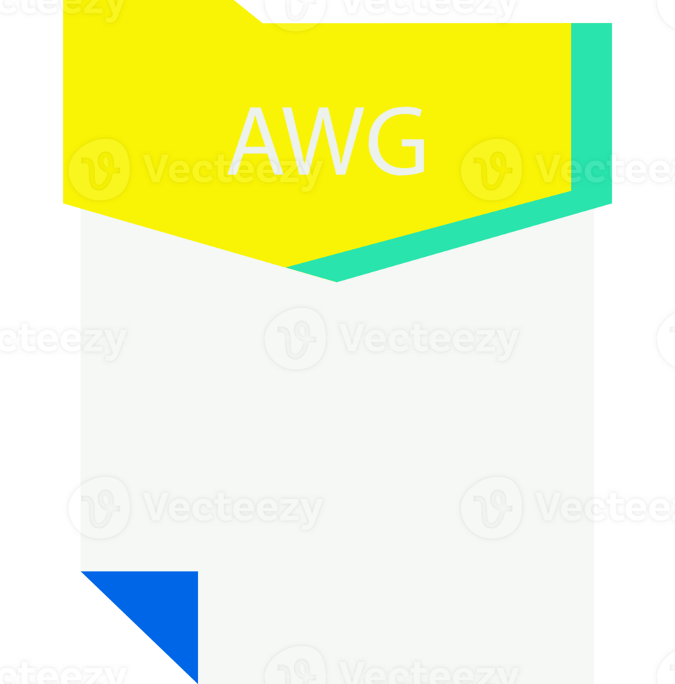 Awg File Format Minimal Icon png
