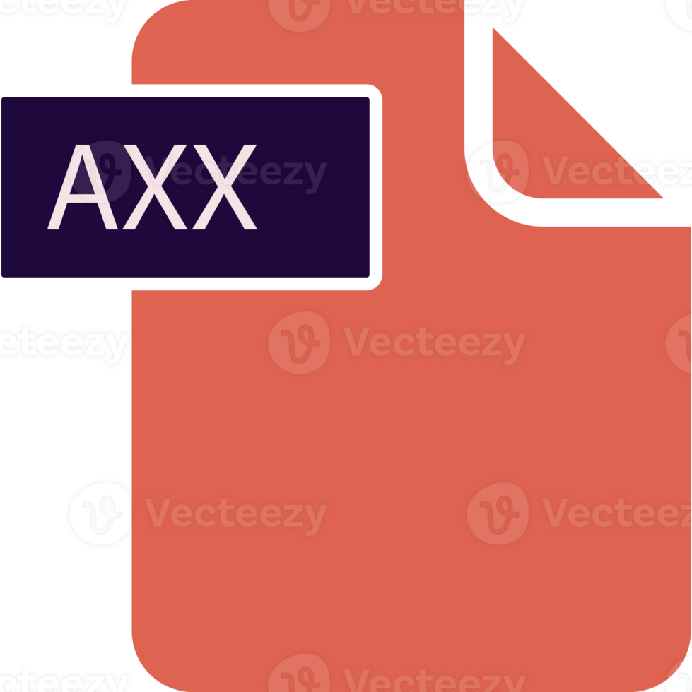 Axx File Format Icon Rounded Shapes And Spacing png