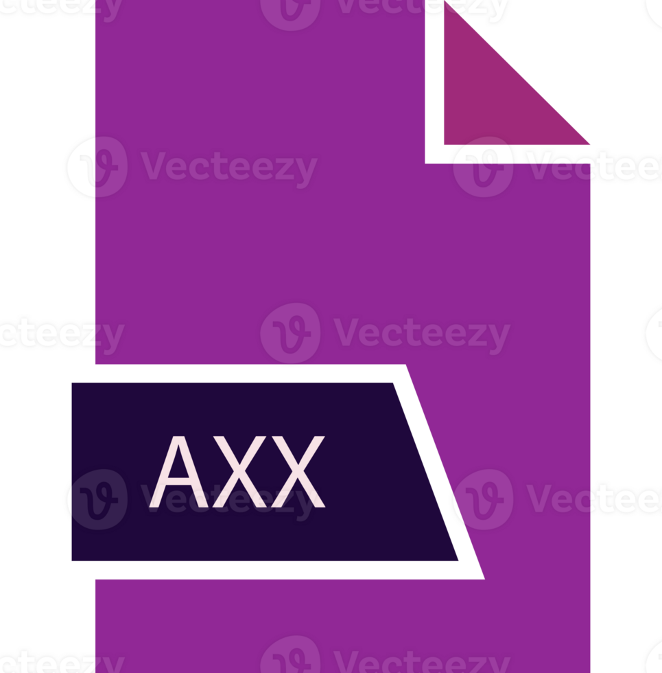 Axx File Format Icon Shape png