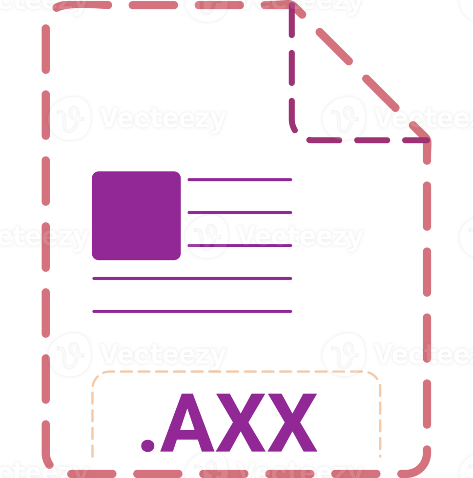 Axx File Icon Minsk Dashed Rounded Outline png