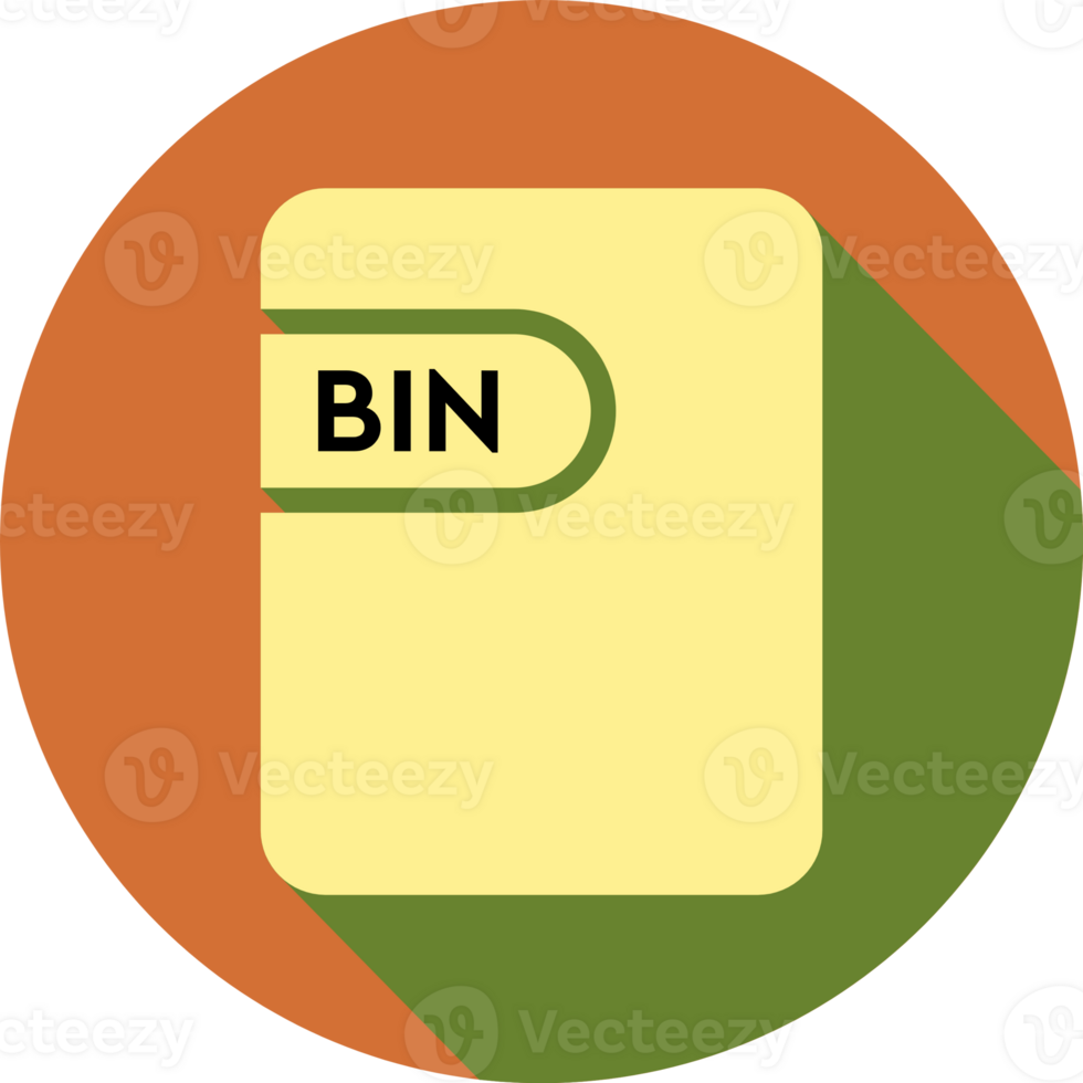 Bin File Icon Corn Yellow And Dirty Green Color In Circular Shape V1 png