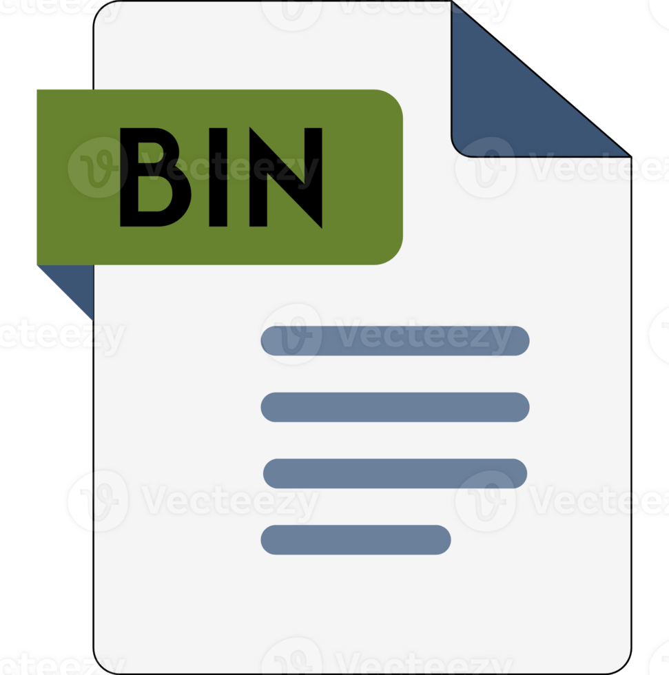 Bin File Icon With Dirty Green Color png