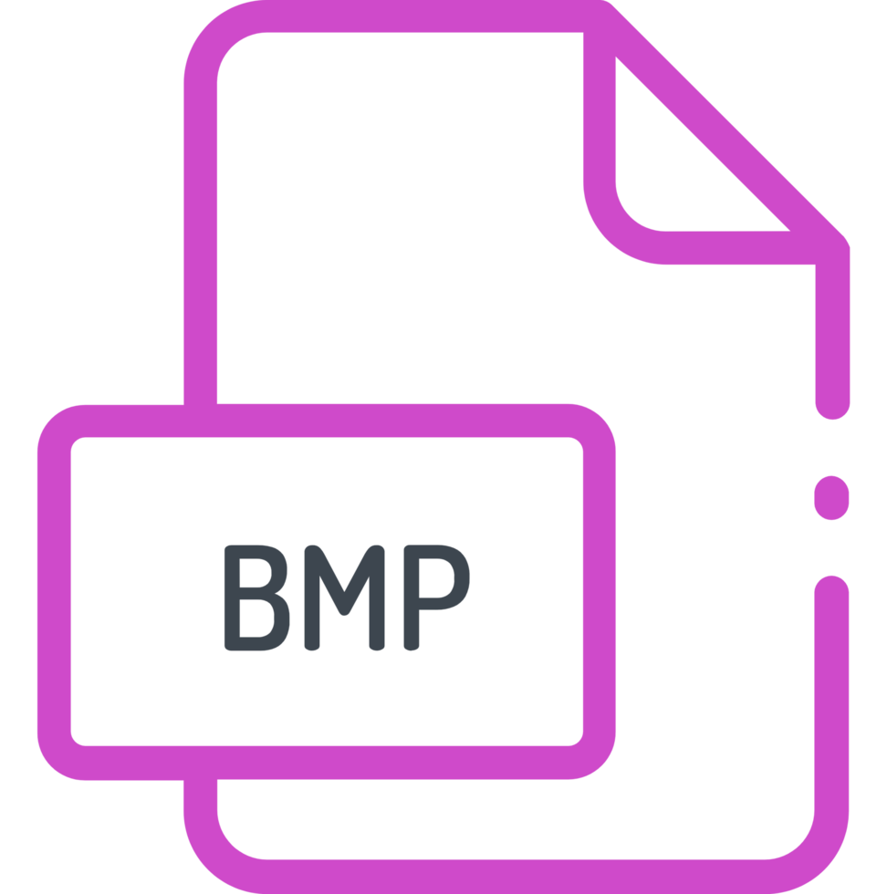 Fuchsia Pink Fill Bmp File Icon png