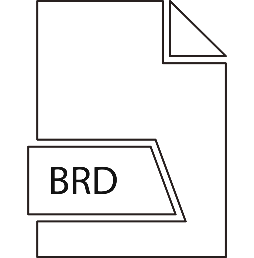 Brd File Format Icon Spacing In Objects png