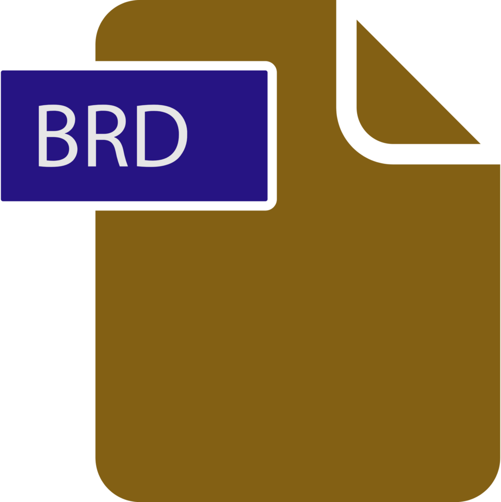 Brd File Format Icon Rounded Shapes And Spacing png