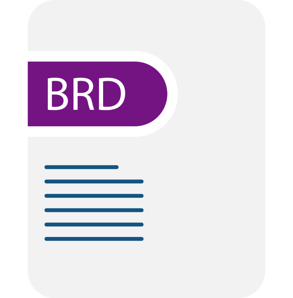 Brd File Icon Deep And Minimal png