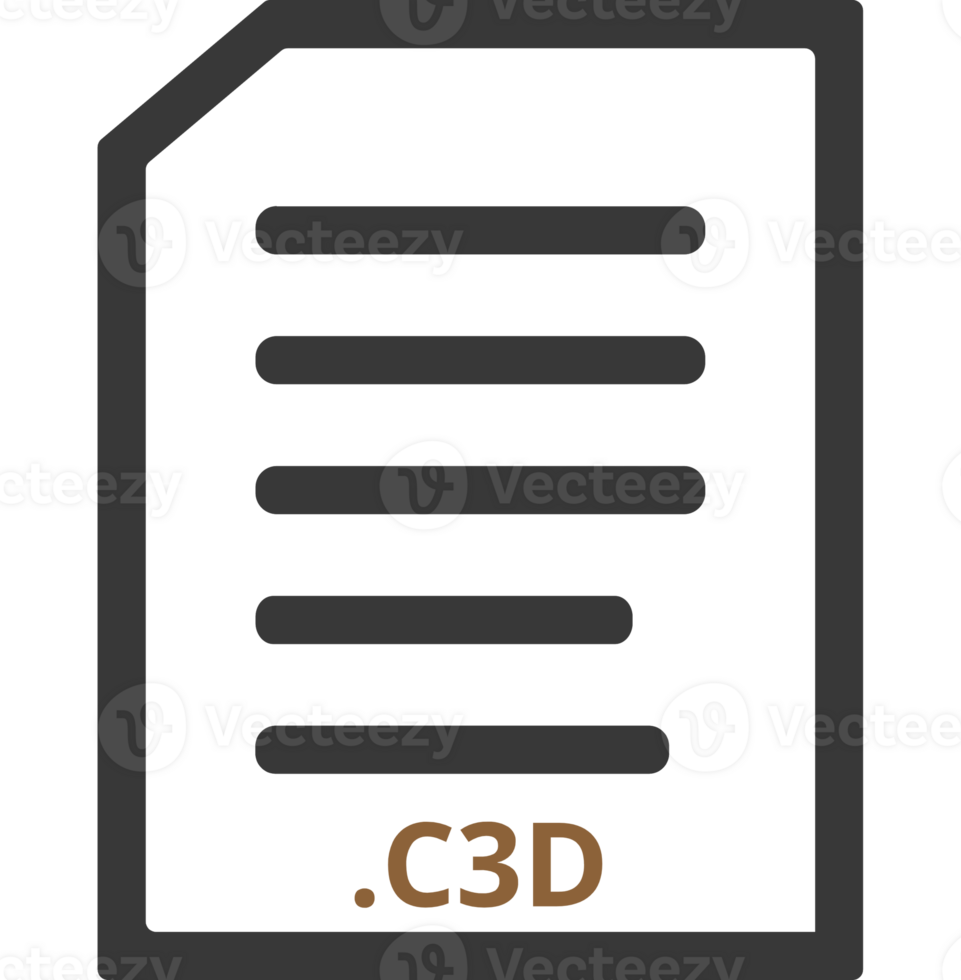 C3d Line Document Icon png