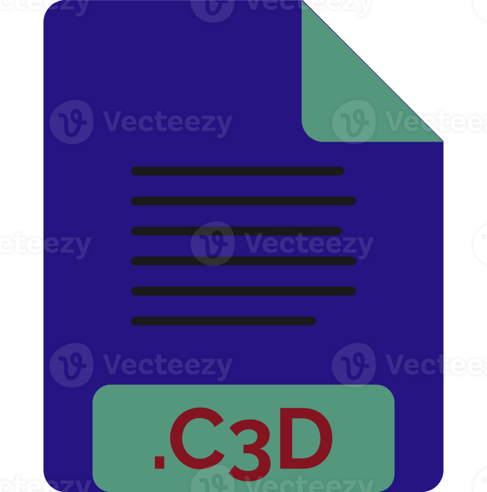 C3d File Icon Minimal png