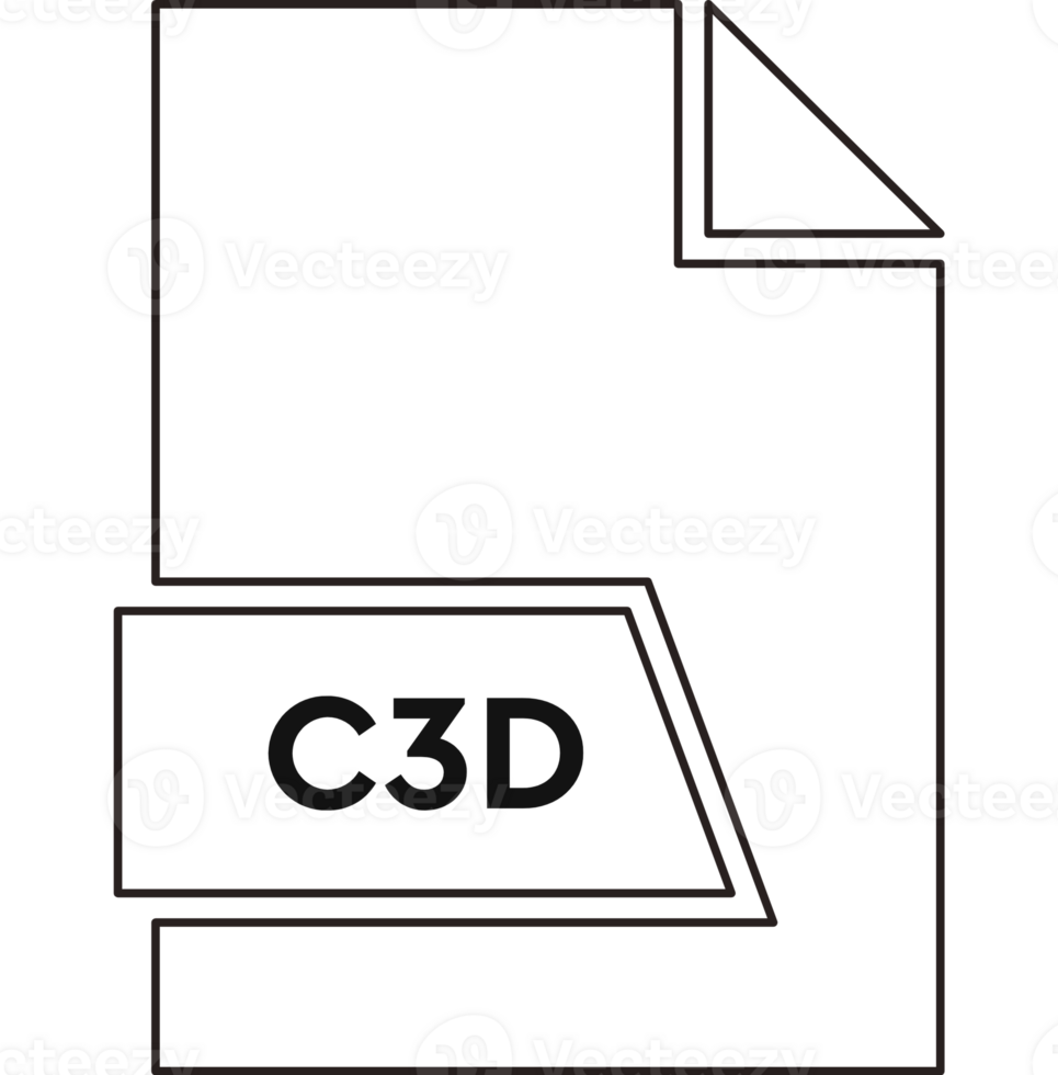 C3d File Format Icon Spacing In Objects png