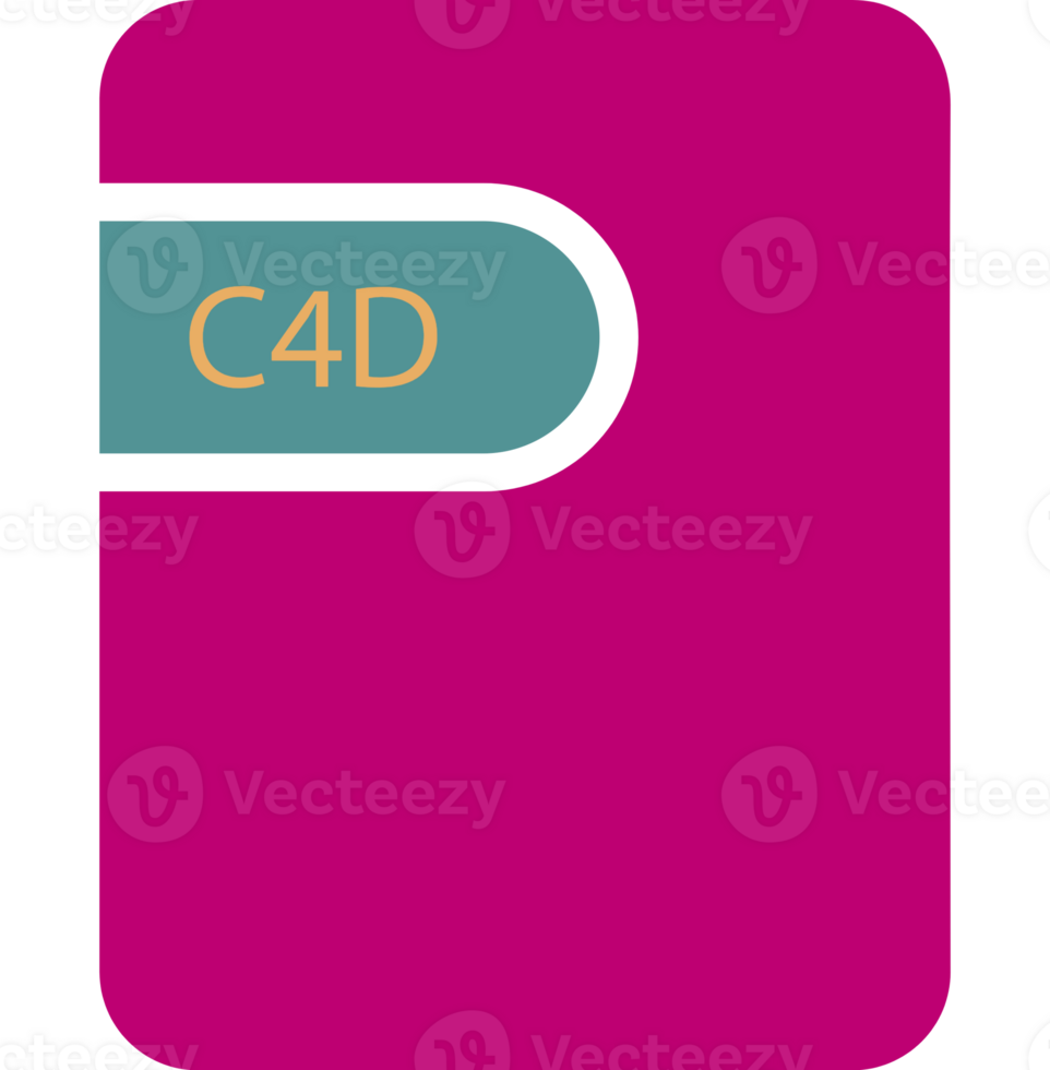 C4d File Icon Black Fill And Empty For Symbol png