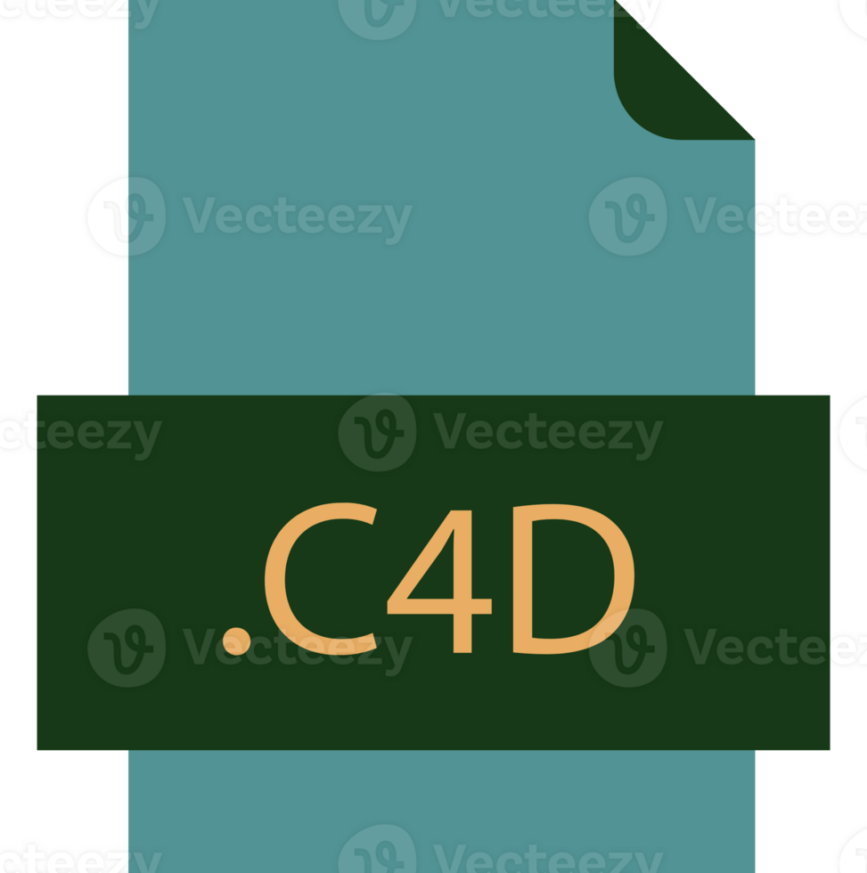 C4d File Icon Fill Crisp Corners With Doted Lines png