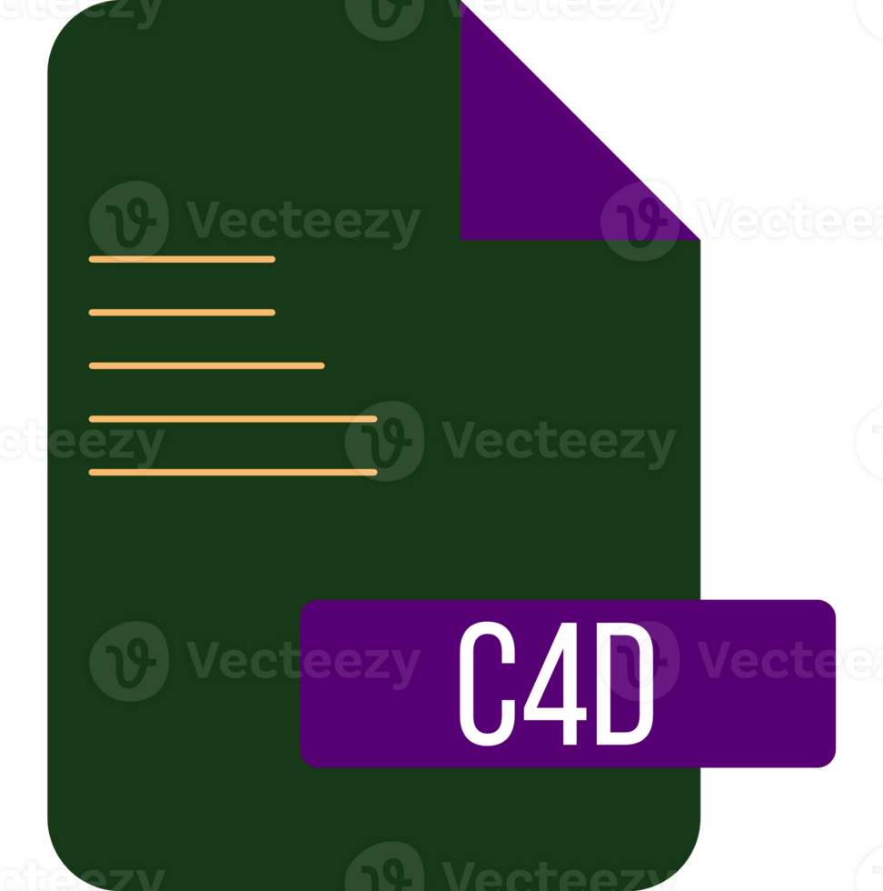C4d File Extension Icon png