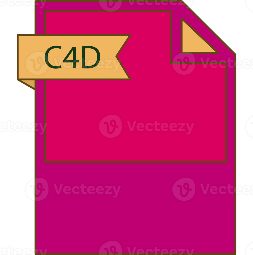 C4d File Format Icon Minimal png