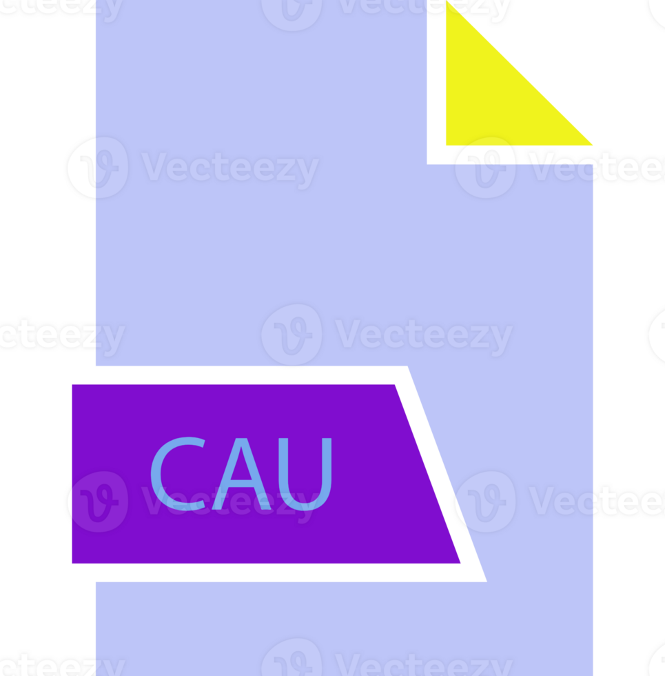 Cau File Format Icon And Circular Outside png