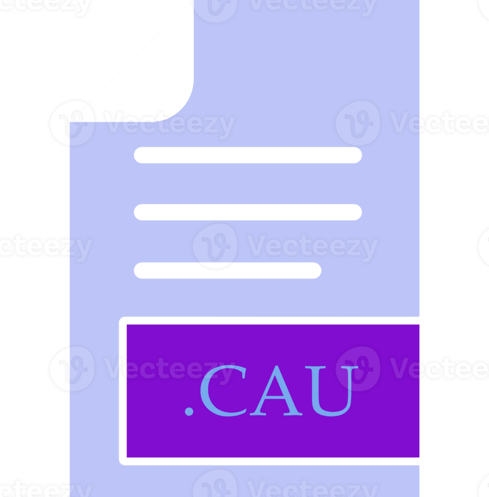 Cau File Format Icon Fill Inside png